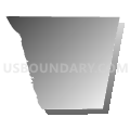 County subdivisions not defined, Cook County, Illinois (Gray Gradient Fill with Shadow)