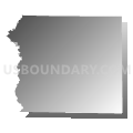 Mascoutah township, St. Clair County, Illinois (Gray Gradient Fill with Shadow)