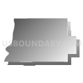Wabash township, Fountain County, Indiana (Gray Gradient Fill with Shadow)