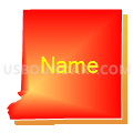 Washington township, Shelby County, Indiana (Bright Blending Fill with Shadow)