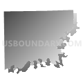 Carr township, Jackson County, Indiana (Gray Gradient Fill with Shadow)