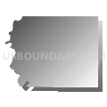 Richland township, Greene County, Indiana (Gray Gradient Fill with Shadow)
