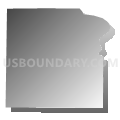Union township, Clay County, Kansas (Gray Gradient Fill with Shadow)