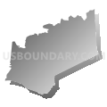 Frankfort CCD, Franklin County, Kentucky (Gray Gradient Fill with Shadow)