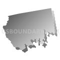 Bloomfield CCD, Nelson County, Kentucky (Gray Gradient Fill with Shadow)