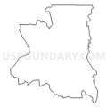 District 2, Union Parish, Louisiana (Light Gray Border)