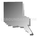 District 6, Tangipahoa Parish, Louisiana (Gray Gradient Fill with Shadow)