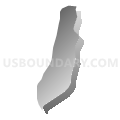 Perkins UT, Sagadahoc County, Maine (Gray Gradient Fill with Shadow)