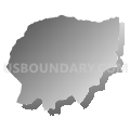 District 6, Waldorf, Charles County, Maryland (Gray Gradient Fill with Shadow)