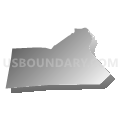 District 12, Asbury, Somerset County, Maryland (Gray Gradient Fill with Shadow)