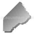 District 12, Oxon Hill, Prince George's County, Maryland (Gray Gradient Fill with Shadow)