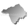 District 2, Quantico, Wicomico County, Maryland (Gray Gradient Fill with Shadow)