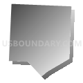 Winchendon town, Worcester County, Massachusetts (Gray Gradient Fill with Shadow)