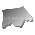 North Reading town, Middlesex County, Massachusetts (Gray Gradient Fill with Shadow)