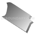 Tewksbury town, Middlesex County, Massachusetts (Gray Gradient Fill with Shadow)