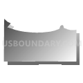 Chocolay charter township, Marquette County, Michigan (Gray Gradient Fill with Shadow)