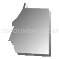 Manistee township, Manistee County, Michigan (Gray Gradient Fill with Shadow)