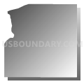 Clearwater township, Kalkaska County, Michigan (Gray Gradient Fill with Shadow)