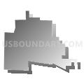 Madison city, Lac qui Parle County, Minnesota (Gray Gradient Fill with Shadow)