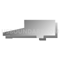 Nassau city, Lac qui Parle County, Minnesota (Gray Gradient Fill with Shadow)