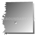 Holy Cross township, Clay County, Minnesota (Gray Gradient Fill with Shadow)