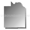 Silver Creek township, Wright County, Minnesota (Gray Gradient Fill with Shadow)
