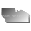 Washington township, Le Sueur County, Minnesota (Gray Gradient Fill with Shadow)