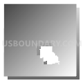 Waterville township, Le Sueur County, Minnesota (Gray Gradient Fill with Shadow)