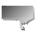 District 1, Panola County, Mississippi (Gray Gradient Fill with Shadow)