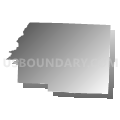 Sni-A-Bar township, Jackson County, Missouri (Gray Gradient Fill with Shadow)