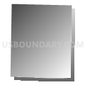 Turnback township, Lawrence County, Missouri (Gray Gradient Fill with Shadow)