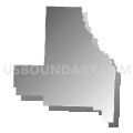 Auglaize township, Laclede County, Missouri (Gray Gradient Fill with Shadow)