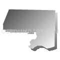 Union township, Webster County, Missouri (Gray Gradient Fill with Shadow)