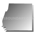 Tremont township, Buchanan County, Missouri (Gray Gradient Fill with Shadow)