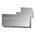 Montgomery township, Montgomery County, Missouri (Gray Gradient Fill with Shadow)