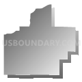 Texas township, Dent County, Missouri (Gray Gradient Fill with Shadow)