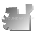 Twelvemile township, Madison County, Missouri (Gray Gradient Fill with Shadow)