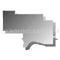 New Madrid township, New Madrid County, Missouri (Gray Gradient Fill with Shadow)