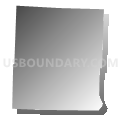 Duval township, Jasper County, Missouri (Gray Gradient Fill with Shadow)