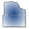 Alzada-Boyes CCD, Carter County, Montana (Radial Fill with Shadow)