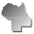 Cascade CCD, Cascade County, Montana (Gray Gradient Fill with Shadow)