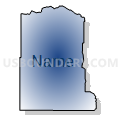 Harlowton CCD, Wheatland County, Montana (Radial Fill with Shadow)