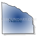 Mitchell precinct, Scotts Bluff County, Nebraska (Radial Fill with Shadow)