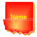 Fairdale-Logan precinct, Howard County, Nebraska (Bright Blending Fill with Shadow)
