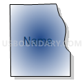 Peru precinct, Nemaha County, Nebraska (Radial Fill with Shadow)