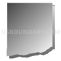 Gibbon township, Buffalo County, Nebraska (Gray Gradient Fill with Shadow)