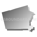 Keene city, Cheshire County, New Hampshire (Gray Gradient Fill with Shadow)