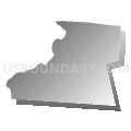 Westmoreland town, Cheshire County, New Hampshire (Gray Gradient Fill with Shadow)