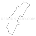 Union City city, Hudson County, New Jersey (Light Gray Border)