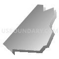 Buena borough, Atlantic County, New Jersey (Gray Gradient Fill with Shadow)